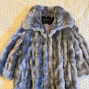 Elie Tahari faux fur coat